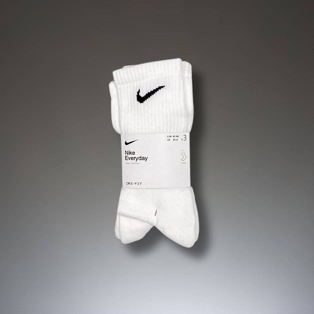 Nike Everyday zokni, fehér. 3 pár/csomag