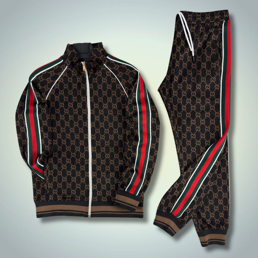 Gucci férfi tréningruha, barna. Prémium minőség