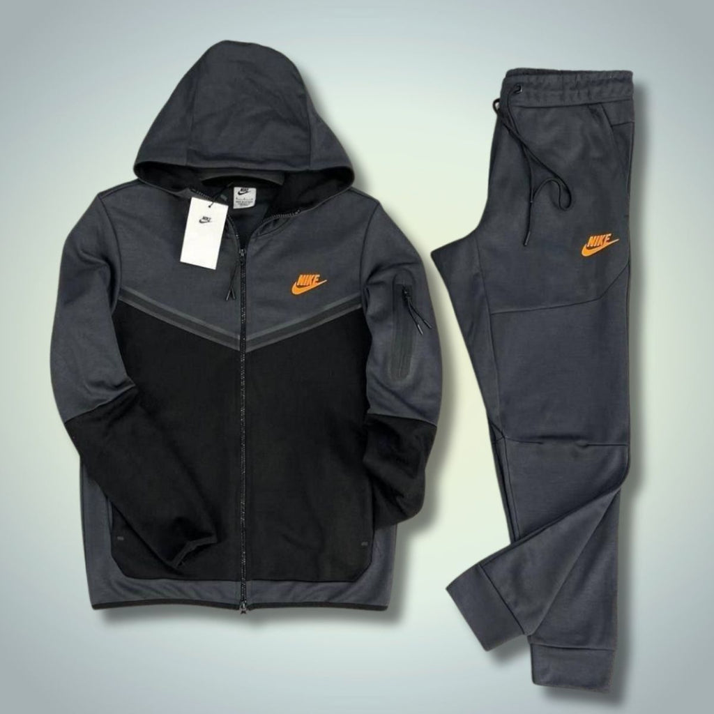 Nike Tech Fleece férfi tréningruha, fekete és grafit színben. Prémium minőség