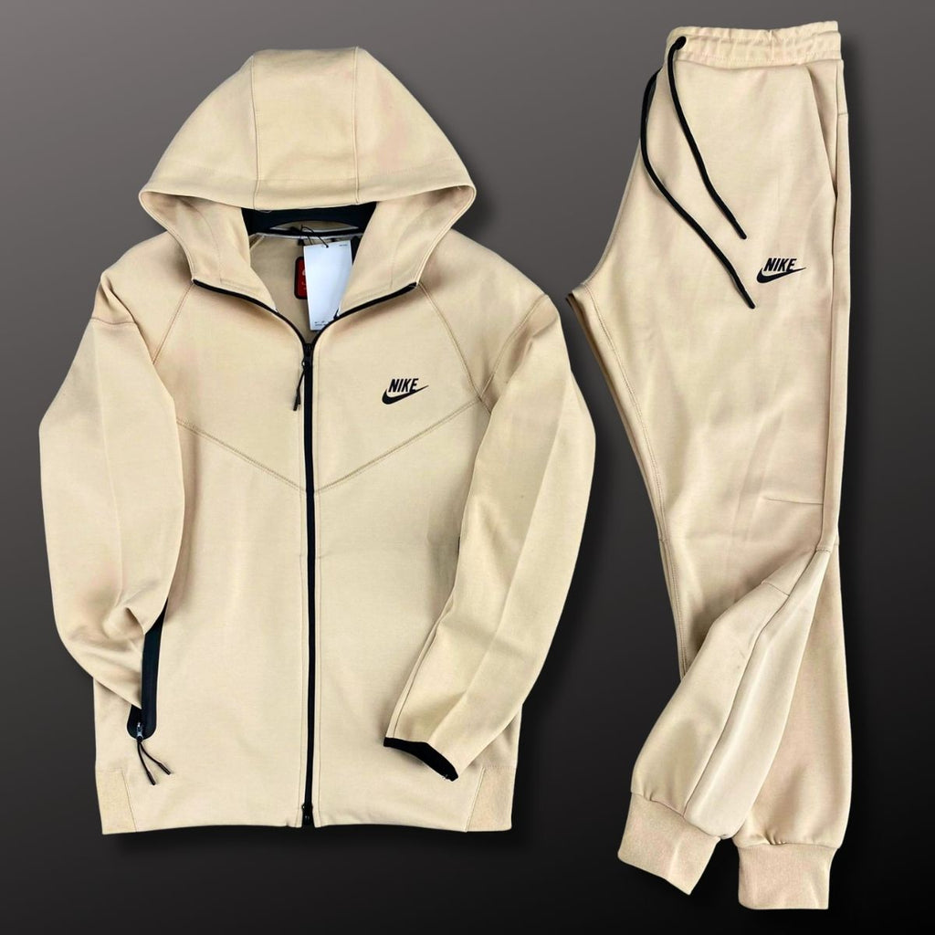 Nike Tech Fleece férfi tréningruha, bézs. 2023-as modell. Prémium minőség