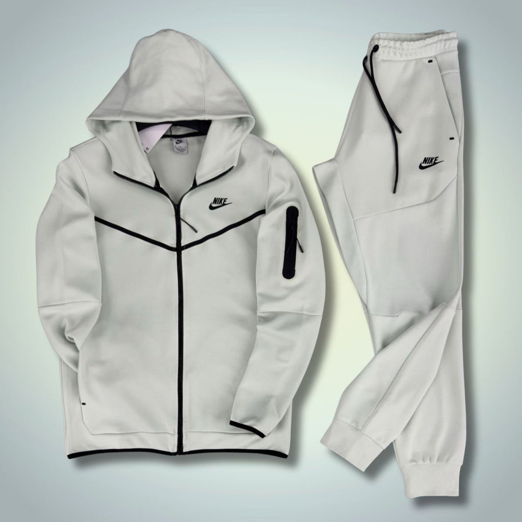 Nike Tech Fleece férfi tréningruha, törtfehér. Prémium minőség
