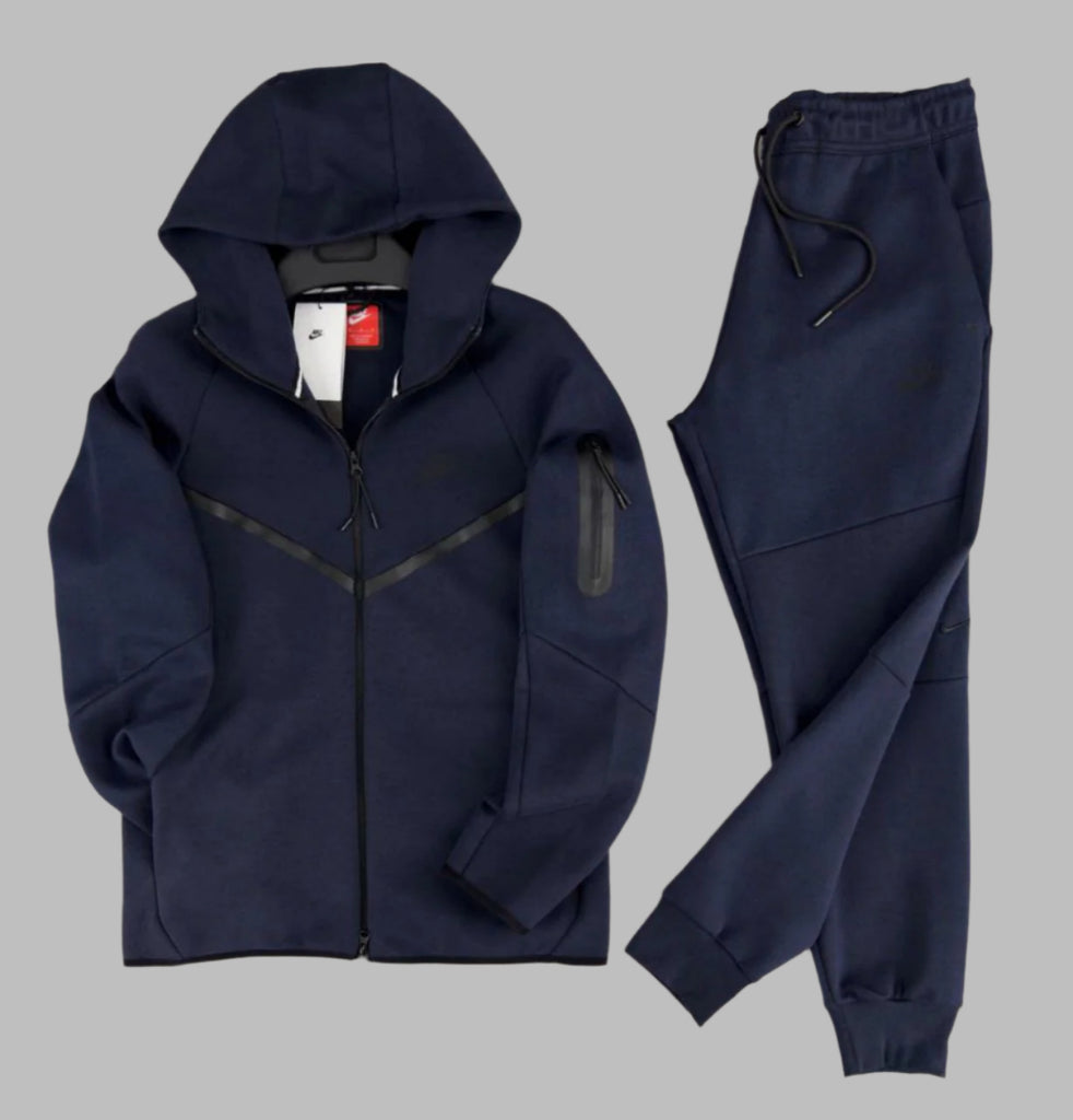 Férfi Nike Tech Fleece sportkomplett, sötétkék. 2024-es modell. Prémium minőség.