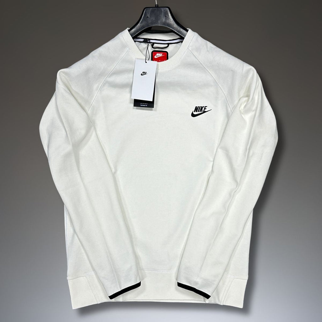 Nike Tech Fleece pulóver, "Men's crew", fehér. Prémium minőség