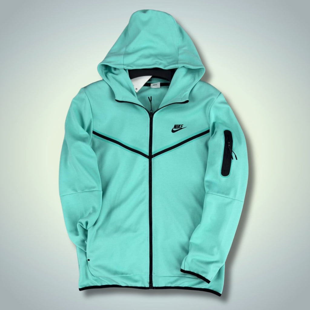 Nike Tech Fleece férfi pulóver, türkizkék. Prémium minőség