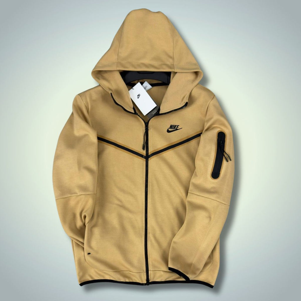 Nike Tech Fleece férfi pulóver, camel. Prémium minőség