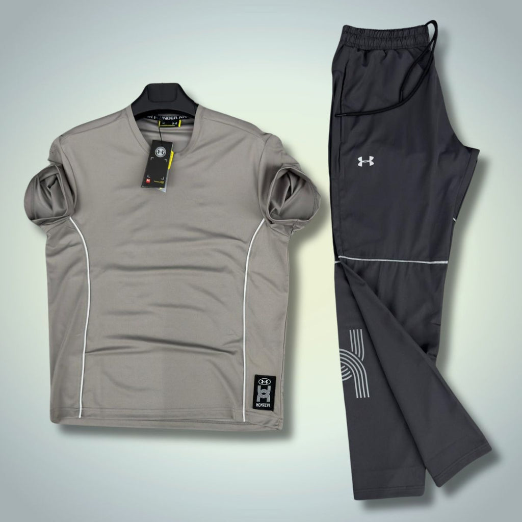 Under Armour férfi nyári szett, Szürke - fekete. Prémium minőség