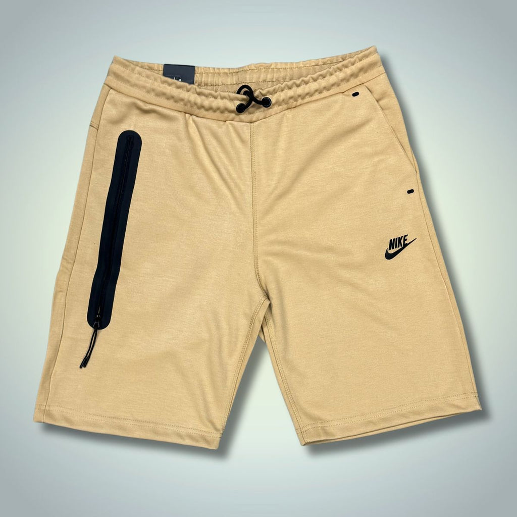 Nike Tech Fleece férfi rövidnadrág, bézs. 2024-es modell. Prémium minőség