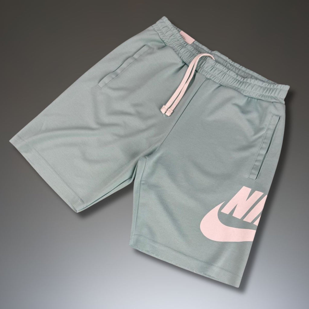 Nike férfi rövidnadrág, türkiz, nagy logóval. Factory outlet
