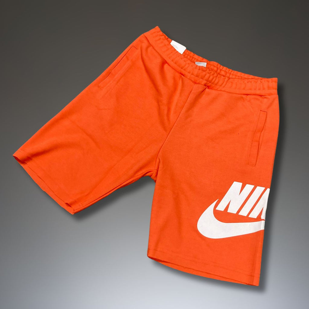 Nike férfi rövidnadrág, narancssárga, nagy logóval. Factory outlet