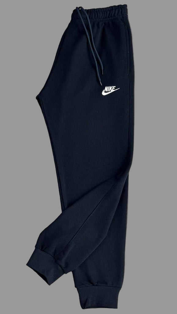 Nike férfi melegítőnadrág, sötétkék, fehér emblémával