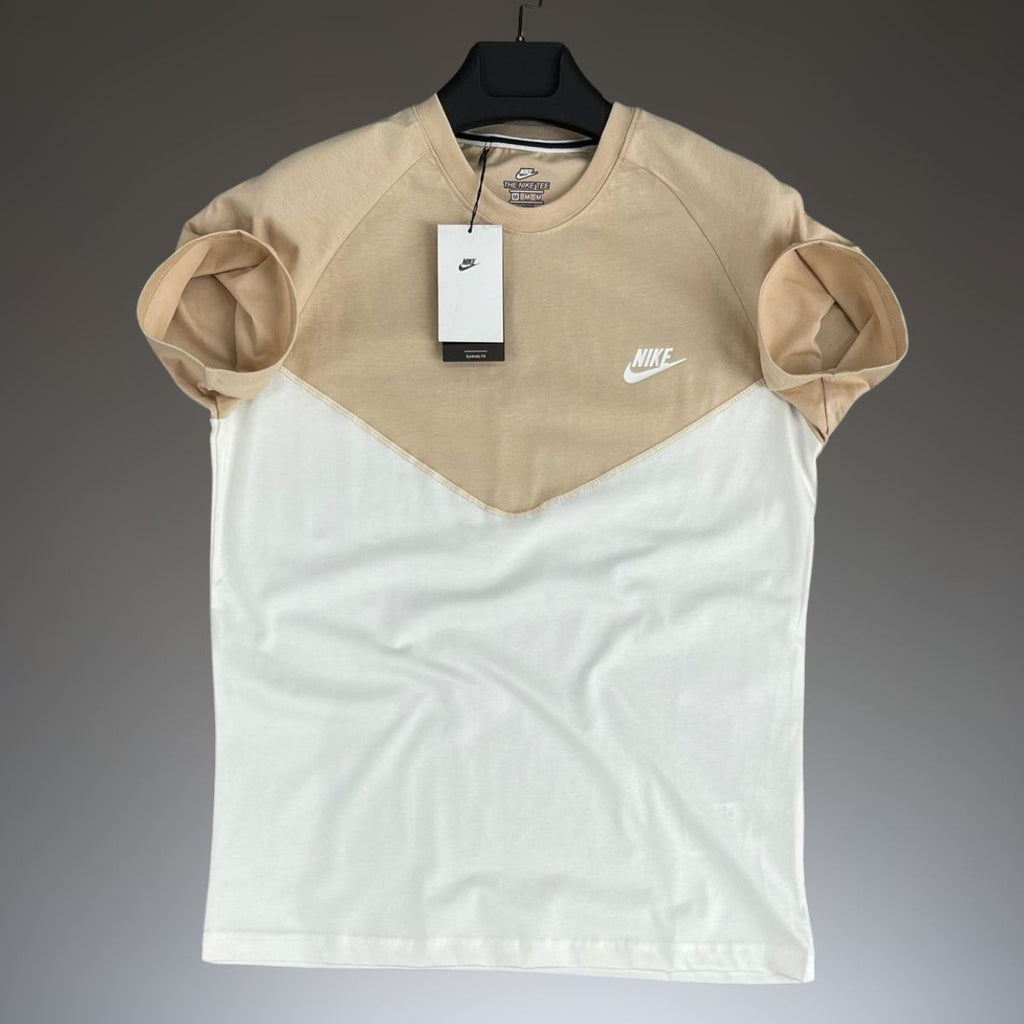 Nike Tech Fleece férfi póló, Bézs - Fehér, 2024-es modell.  Prémium minőség