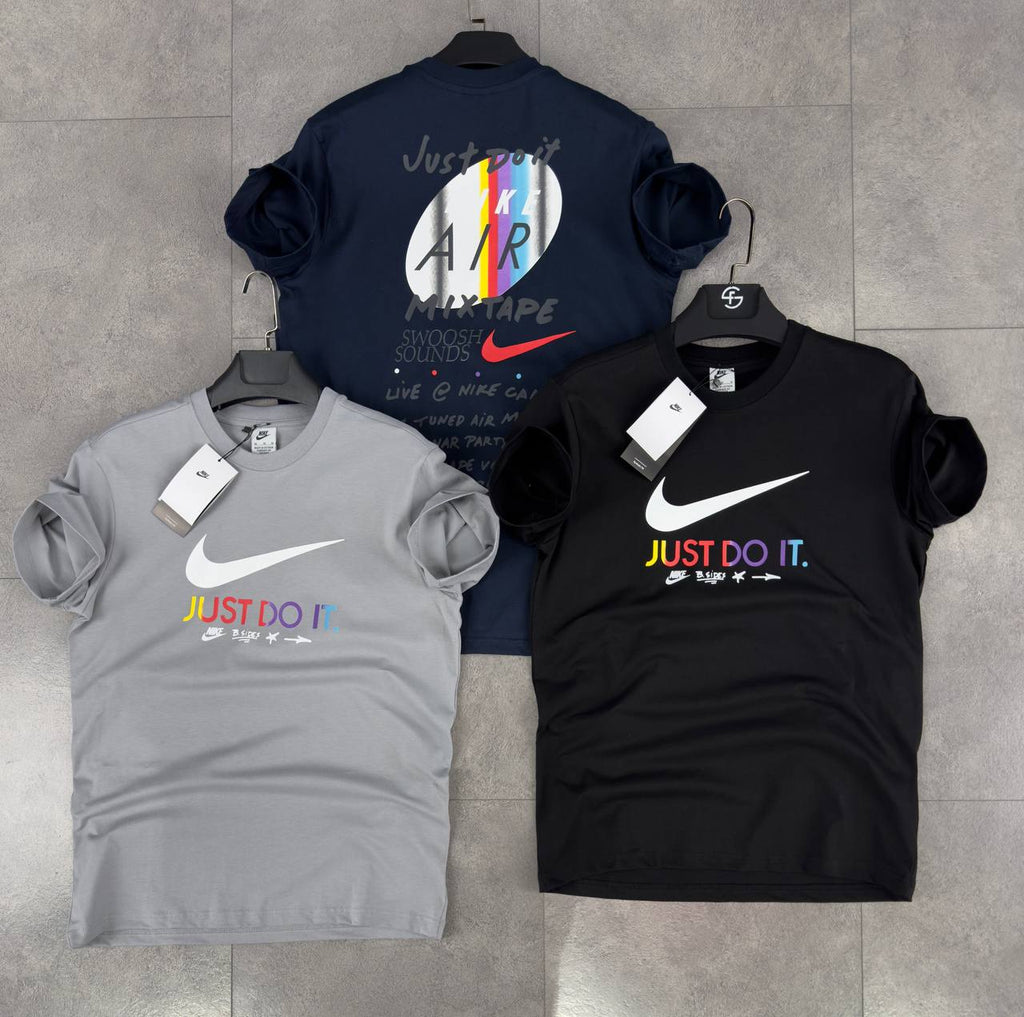 Nike "Just do it" férfi póló, fekete