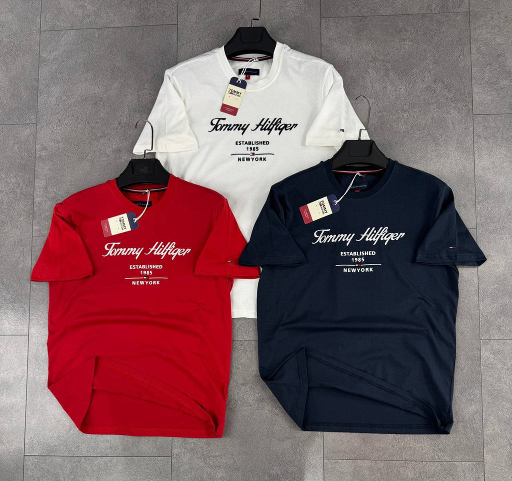 Tommy Hilfiger férfi póló, ekrü