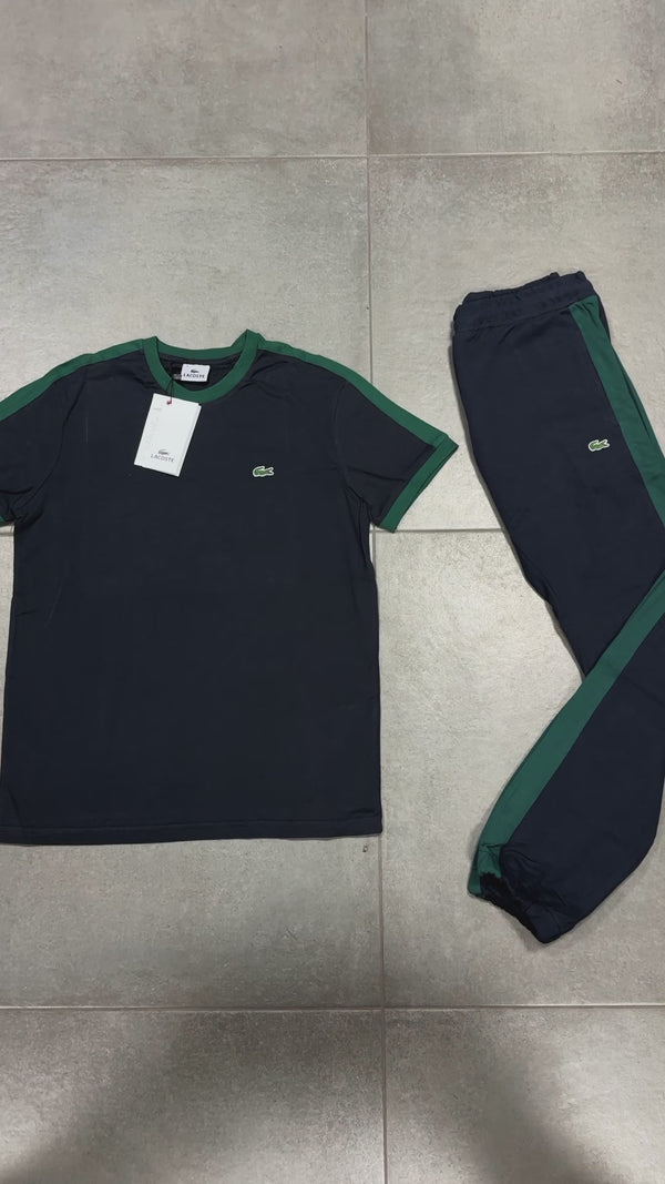 Lacoste férfi nyári szett, Kék - Zöld. Prémium minőség