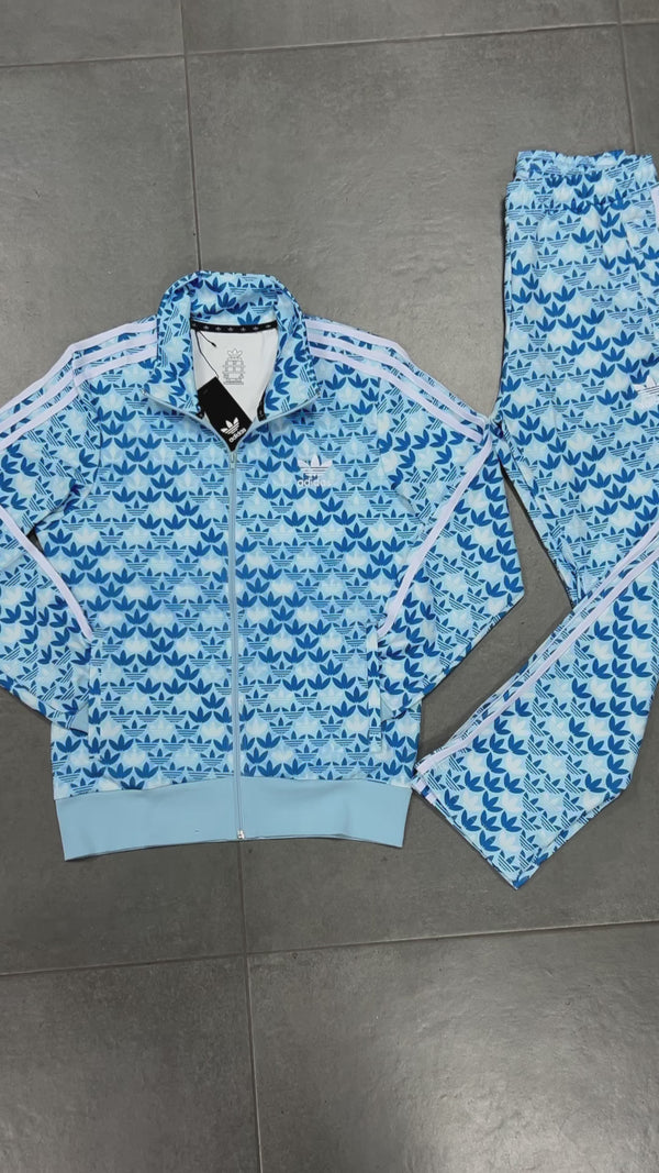 Adidas férfi tréningruha, logómintás, világoskék. Prémium minőség