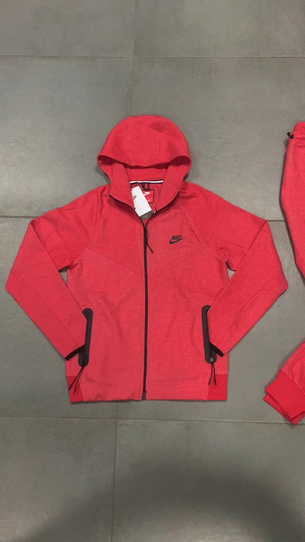 Nike Tech Fleece férfi tréningruha, korall. 2023-as modell. Prémium minőség