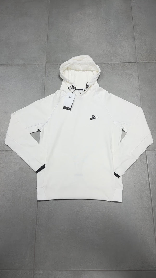 Nike Tech Fleece férfi kapucnis pulóver, fehér. Prémium minőség