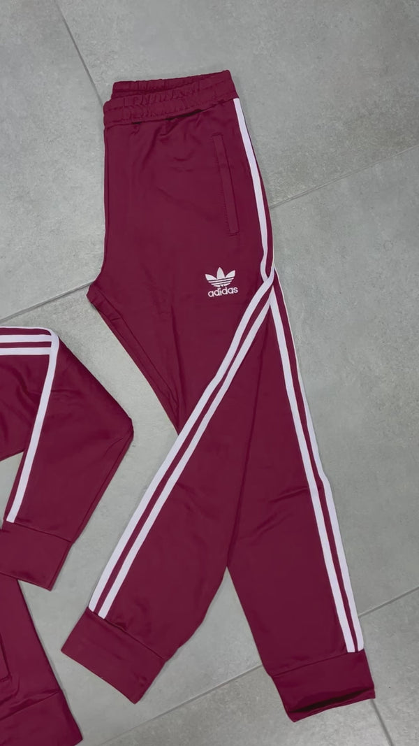 Adidas Classics Adicolor férfi tréningruha, bordó. Prémium minőség