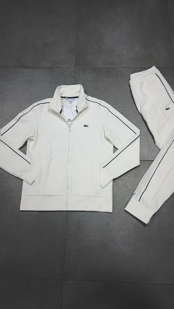 Lacoste férfi tréningruha, fehér. Prémium minőség