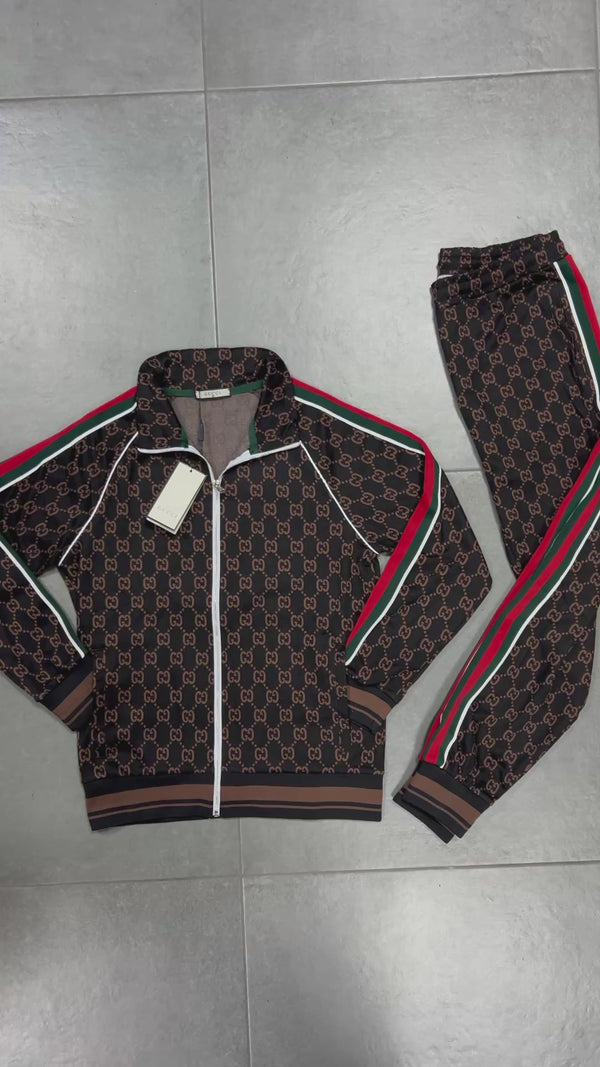 Gucci férfi tréningruha, barna. Prémium minőség