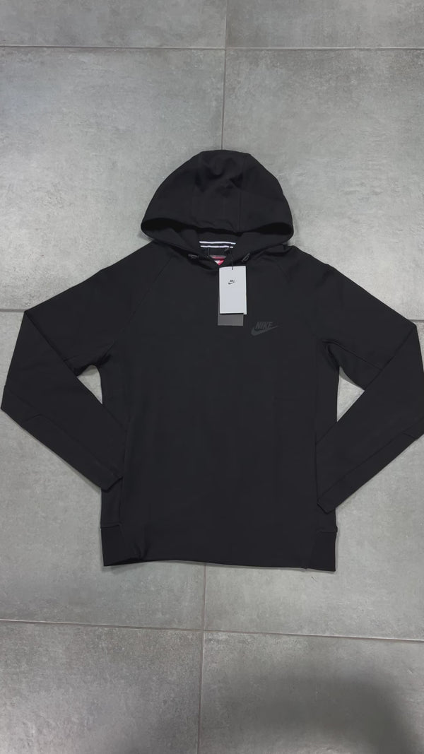 Nike Tech Fleece férfi kapucnis pulóver, fekete. Prémium minőség