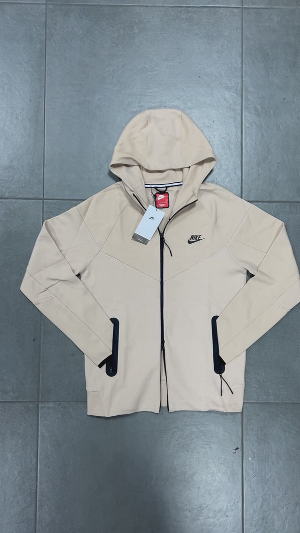 Nike Tech Fleece férfi pulóver, bézs. Modell 2023. Prémium minőség