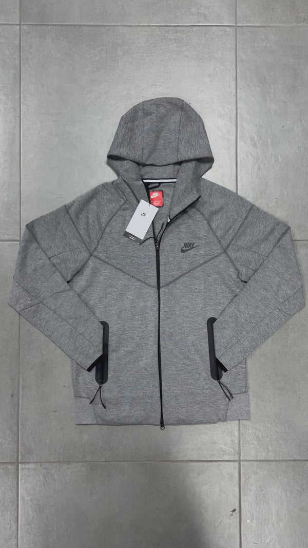Nike Tech Fleece férfi pulóver, szürke. Modell 2023. Prémium minőség