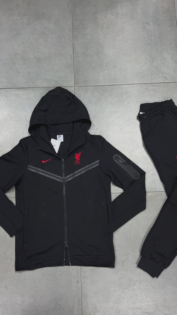 Nike Liverpool Tech Fleece férfi tréningruha, fekete. Prémium minőség