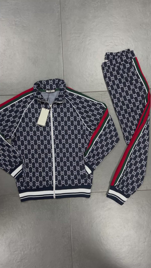 Gucci férfi tréningruha, kék. Prémium minőség
