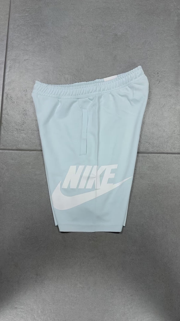 Nike férfi rövidnadrág, babakék, nagy logóval. Factory outlet