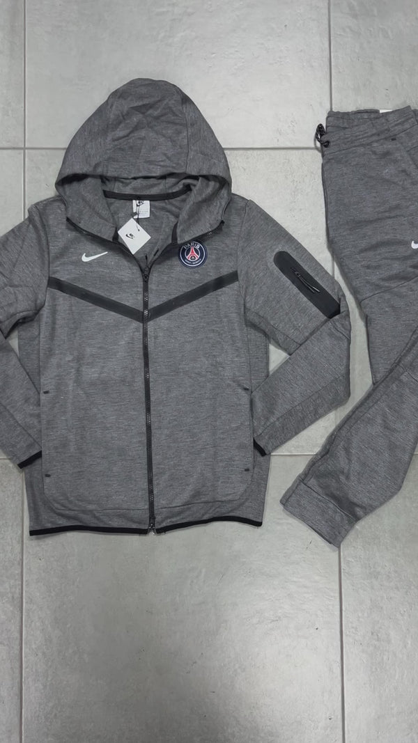 Nike Tech Fleece férfi tréningruha, PSG, szürke. Prémium minőség