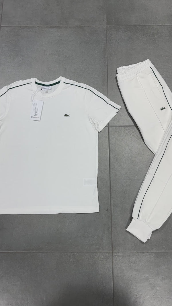 Lacoste férfi nyári szett, Fehér. Prémium minőség
