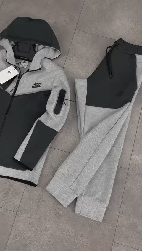 Nike Tech Fleece gyerek tréningruha, grafit és szürke színben. Prémium minőség
