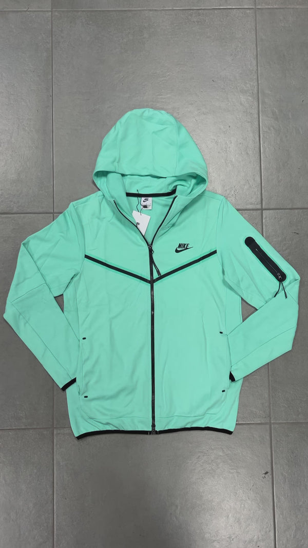 Nike Tech Fleece férfi pulóver, türkizkék. Prémium minőség