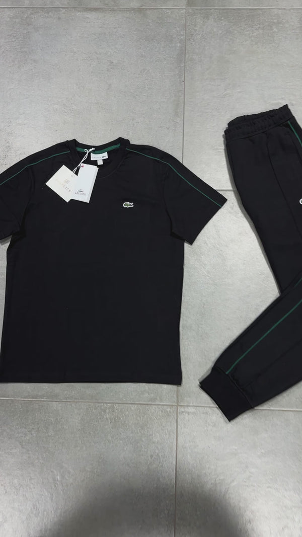 Lacoste férfi nyári szett, Fekete. Prémium minőség